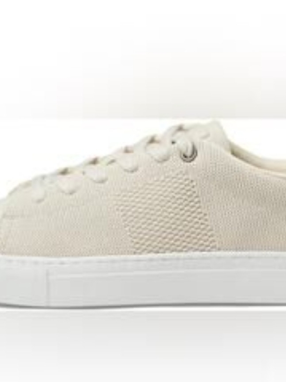 Greats Knit Platform Sneakers - Cream